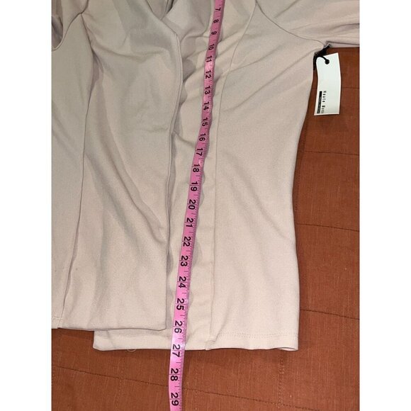 NWT Haute Monde Light Pink Open Front Blazer Jacket Women's Size XL - Picture 5 of 9